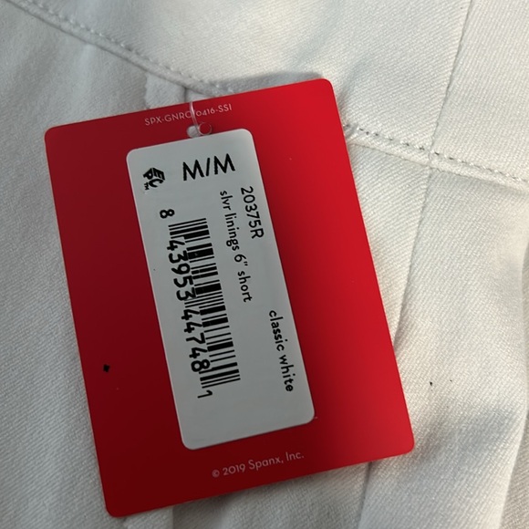 NWT SPANX Silver Lining 6” Short Classic White Women’s XS and S, M - Picture 12 of 13